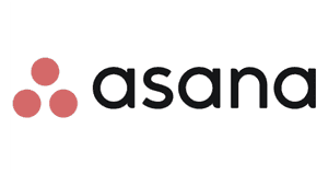 A logo for asana, one of ryan tronier's clients