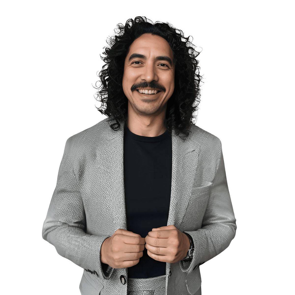 Ryan Tronier wearing a suit