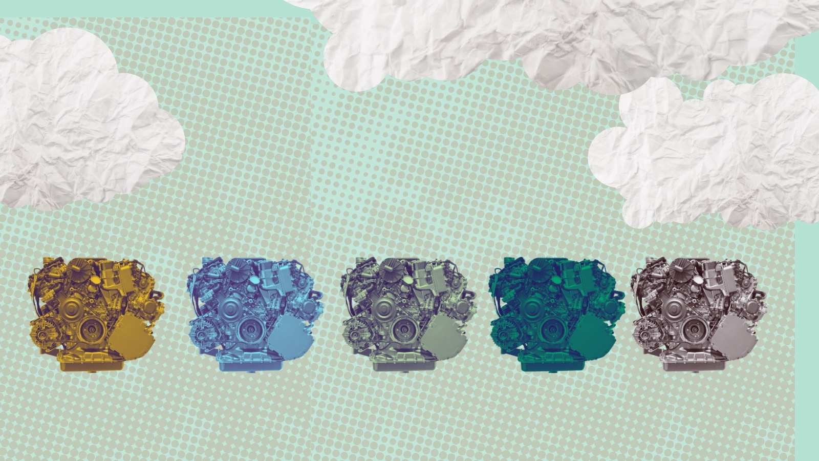 Five generative optimization engines in a row.